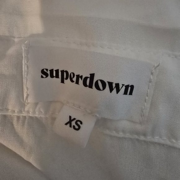 Superdown White Presely Surplice Bodysuit - Picture 2 of 4